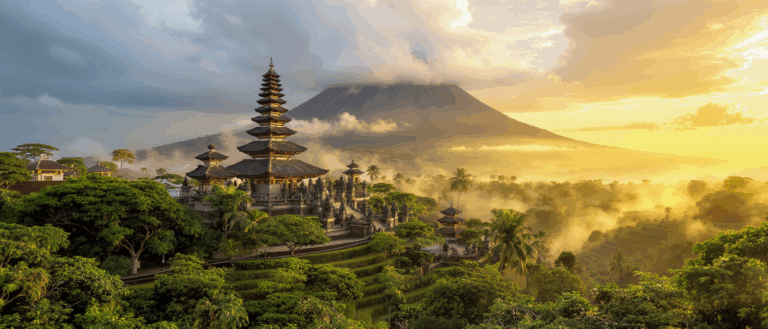 découvrez les merveilles de l'île des dieux, bali : paysages époustouflants, traditions fascinantes et curiosités à ne pas manquer lors de votre voyage.