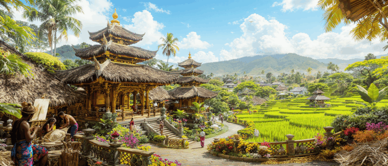 découvrez ubud, la ville culturelle de bali, et explorez ses temples, marchés artisanaux, rizières et spectacles traditionnels pour une expérience authentique en indonésie.